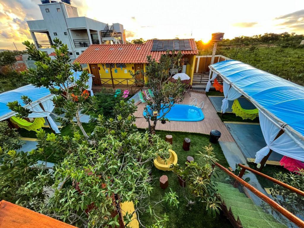 Camping Reino De Andalasia Alto Paraíso de Goiás Bagian luar foto