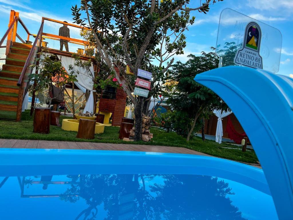 Camping Reino De Andalasia Alto Paraíso de Goiás Bagian luar foto